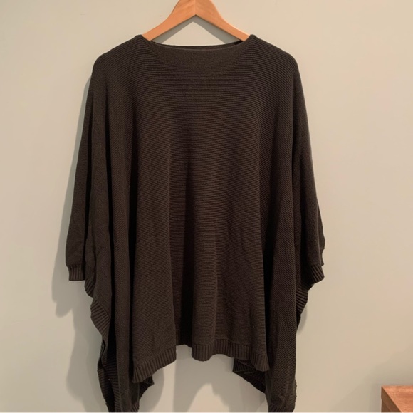 Lululemon Athletica Divinity Poncho Olive Green Sweater One Size - Picture 1 of 9